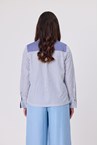 FLEET STRIPE SHIRT - navy strpe